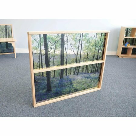 WHITNEY BROTHERS 36 in. Nature View Divider Panel, Natural UV WB0643